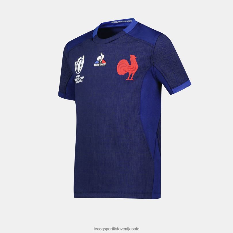 otroci oblačila Le Coq Sportif replika dresa xv de france - svetovno prvenstvo v ragbiju 2023 modra 60J4R694