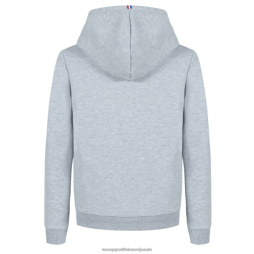 otroci oblačila Le Coq Sportif pulover s kapuco siv 60J4R669
