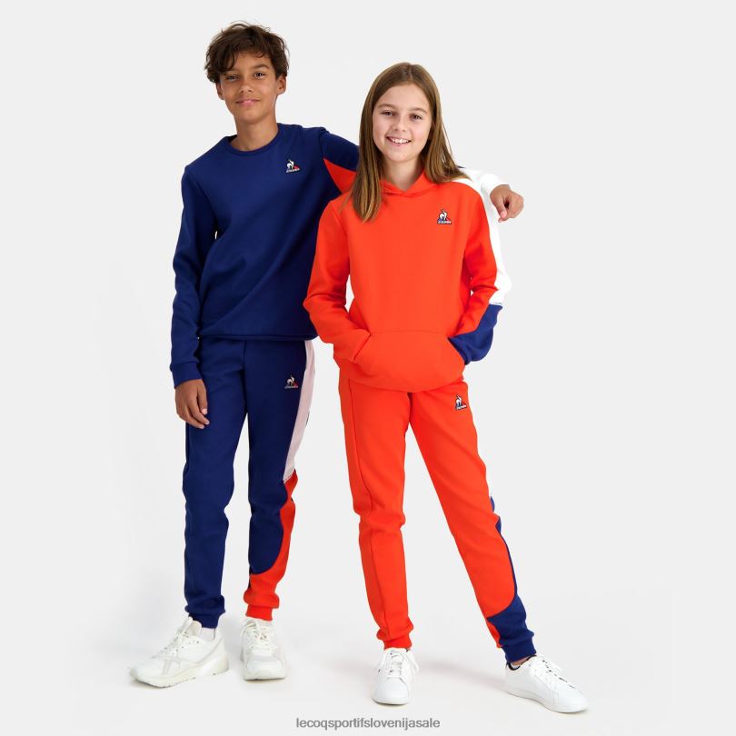 otroci oblačila Le Coq Sportif trenirka modra 60J4R648