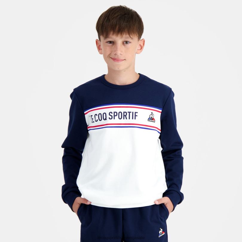 otroci oblačila Le Coq Sportif trenirka modra 60J4R654