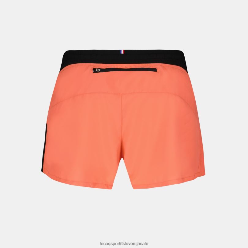ženske oblačila Le Coq Sportif kratke hlače oranžne barve 60J4R333