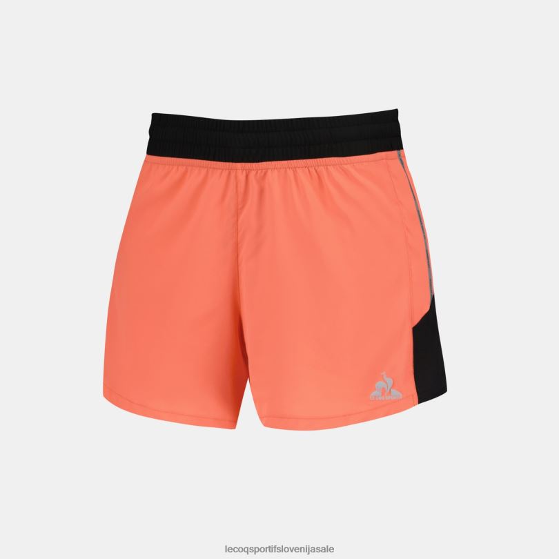 ženske oblačila Le Coq Sportif kratke hlače oranžne barve 60J4R333