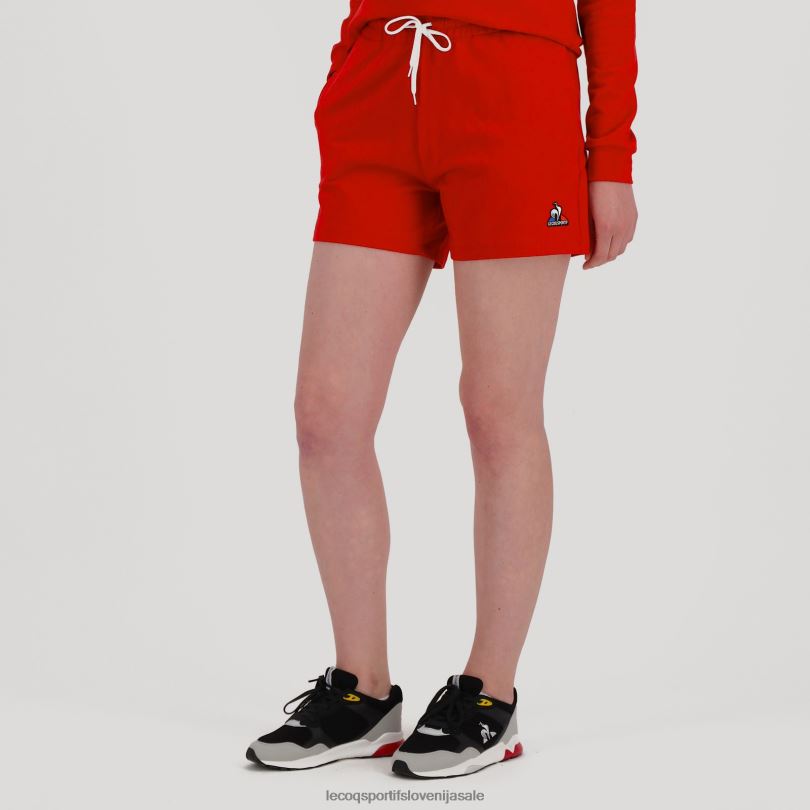 ženske oblačila Le Coq Sportif kratke hlače rdeče 60J4R611