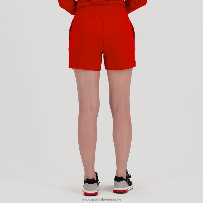 ženske oblačila Le Coq Sportif kratke hlače rdeče 60J4R611