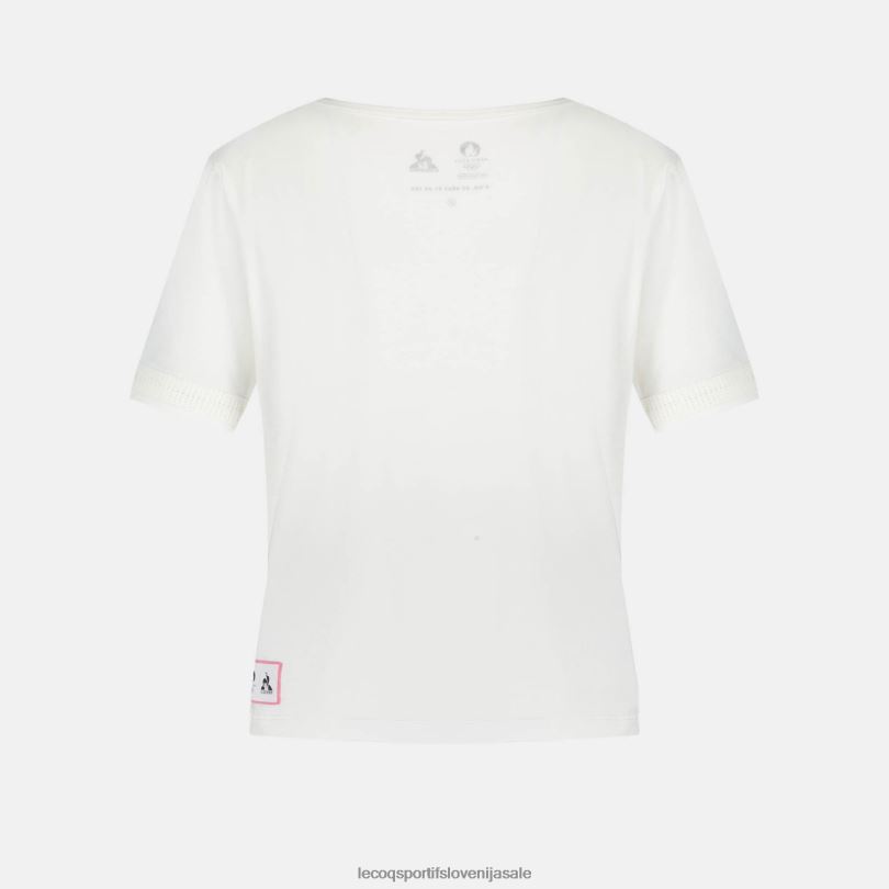 ženske oblačila Le Coq Sportif bela majica 60J4R341