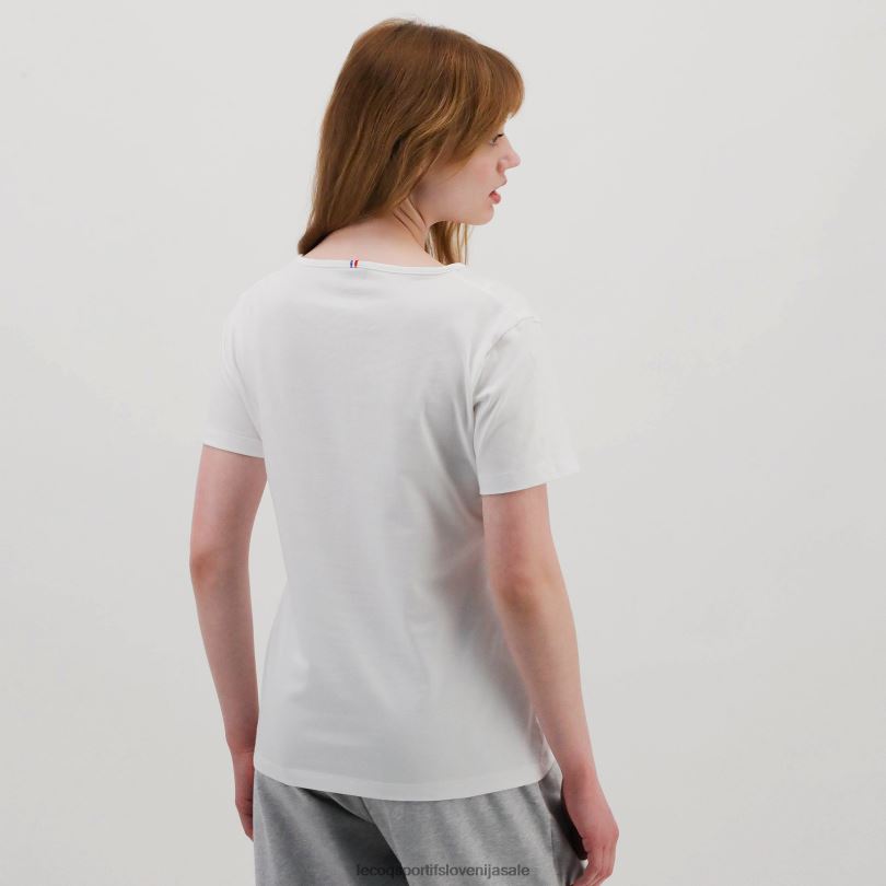 ženske oblačila Le Coq Sportif bela majica 60J4R361