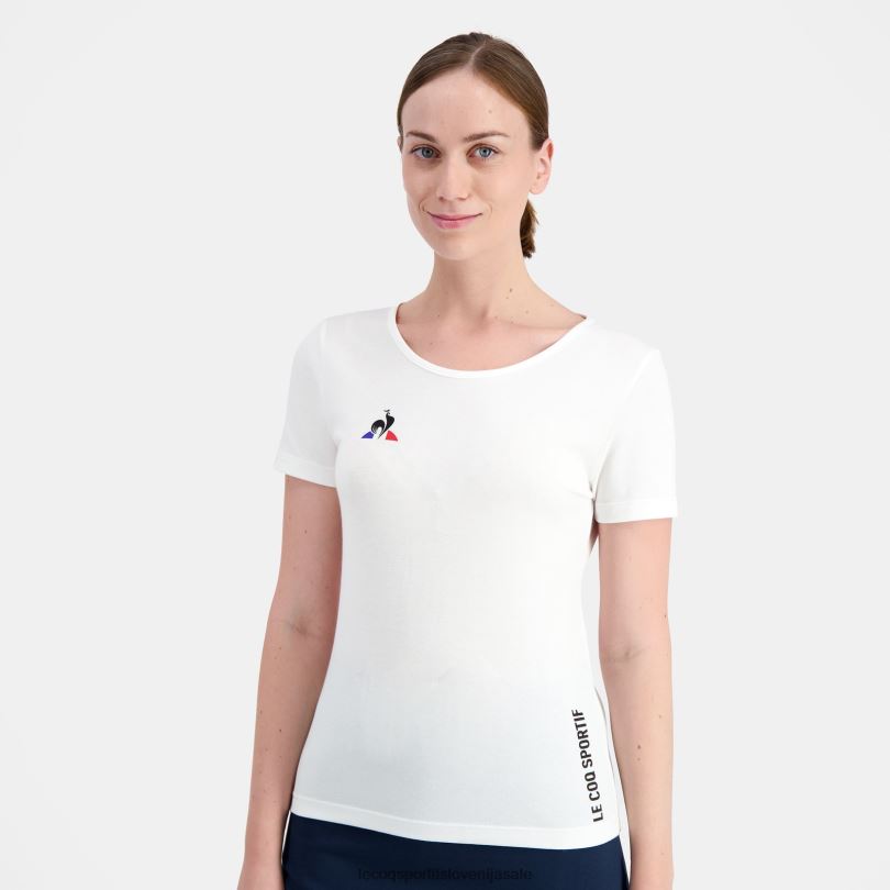 ženske oblačila Le Coq Sportif bela majica 60J4R608