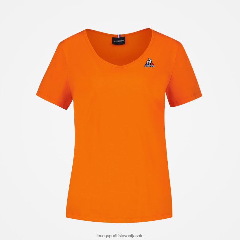 ženske oblačila Le Coq Sportif majica oranžna 60J4R593