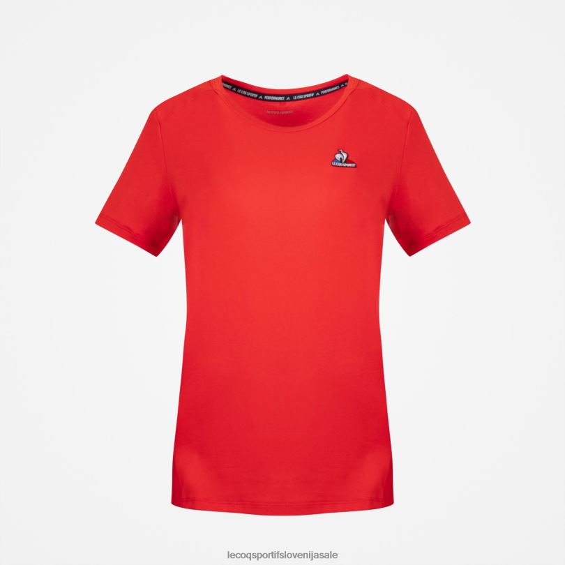 ženske oblačila Le Coq Sportif majica rdeča 60J4R600