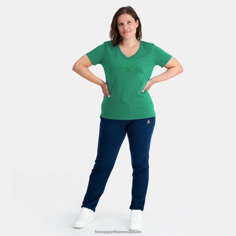 ženske oblačila Le Coq Sportif majica zelena 60J4R347