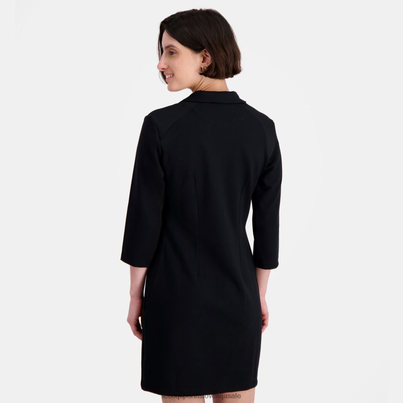 ženske oblačila Le Coq Sportif obleka črna 60J4R369