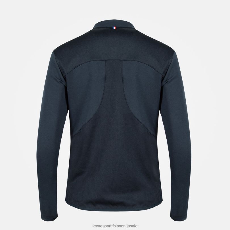 ženske oblačila Le Coq Sportif modra jopa z zadrgo 60J4R607