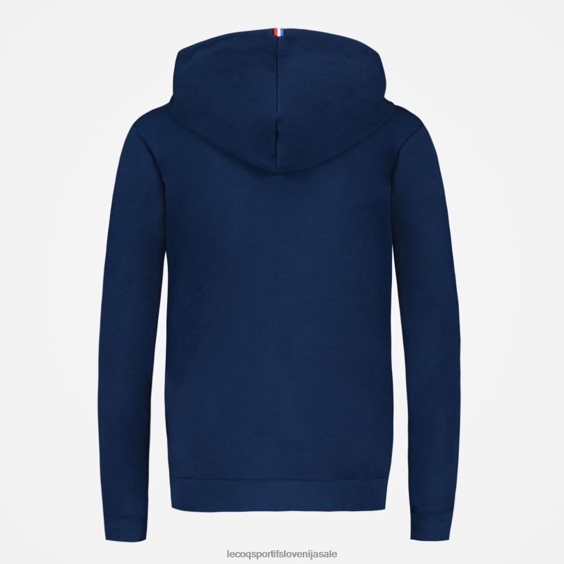 ženske oblačila Le Coq Sportif modra majica s kapuco 60J4R317
