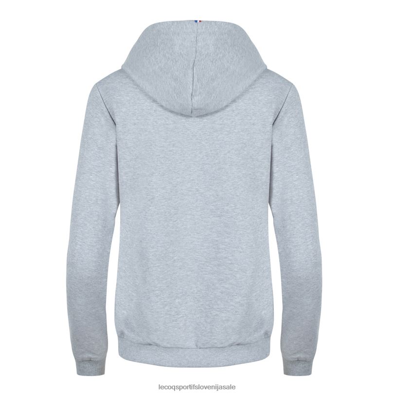ženske oblačila Le Coq Sportif pulover s kapuco siv 60J4R320