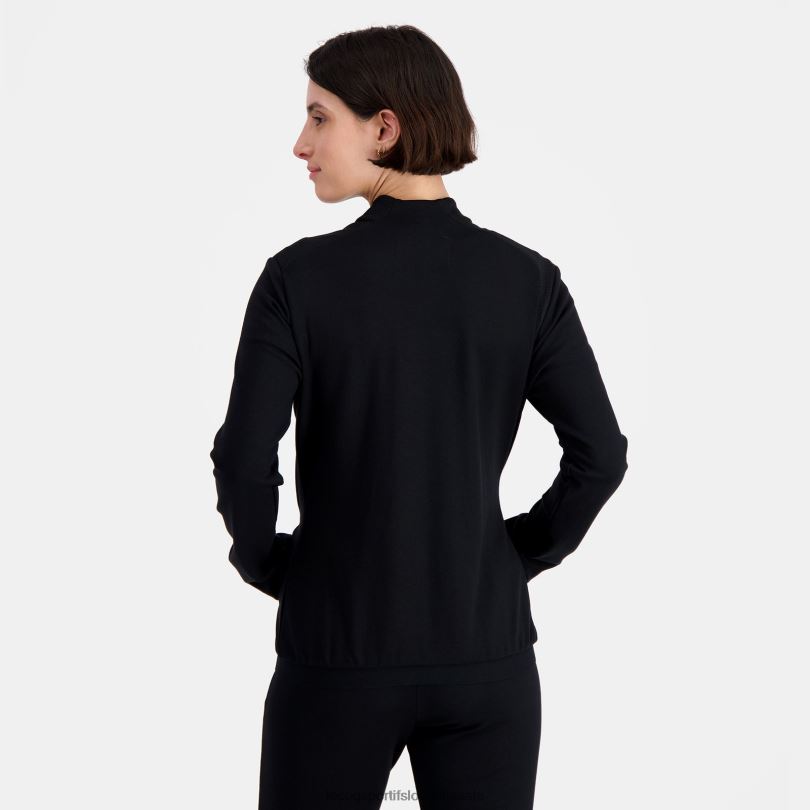 ženske oblačila Le Coq Sportif trenirka črna 60J4R314